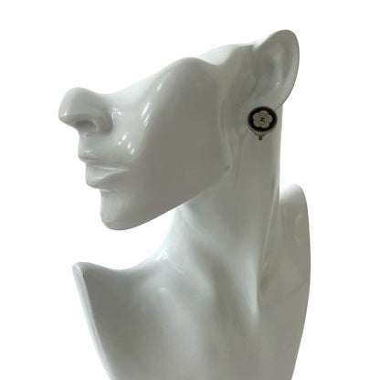 CHANEL Earring alloy Silver