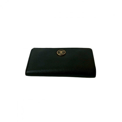 CHANEL Key case Key holder leather black