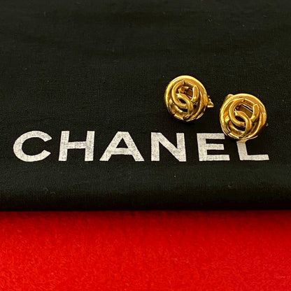 CHANEL Earring Gold Plated gold