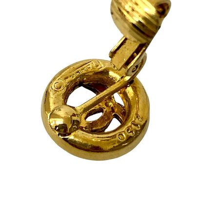 CHANEL Earring Gold Plated gold