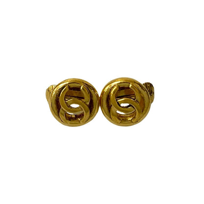 CHANEL Earring Gold Plated gold