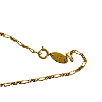 CHANEL Necklace Gold Plated gold