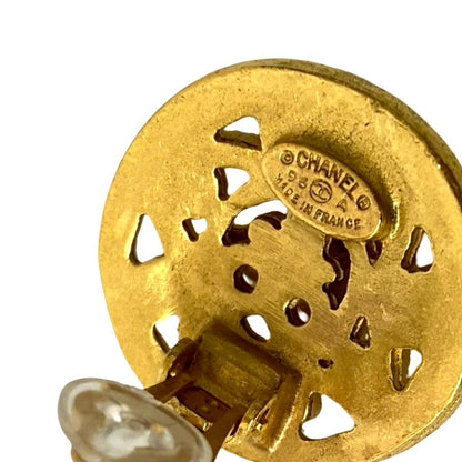 CHANEL Earring Gold Plated gold
