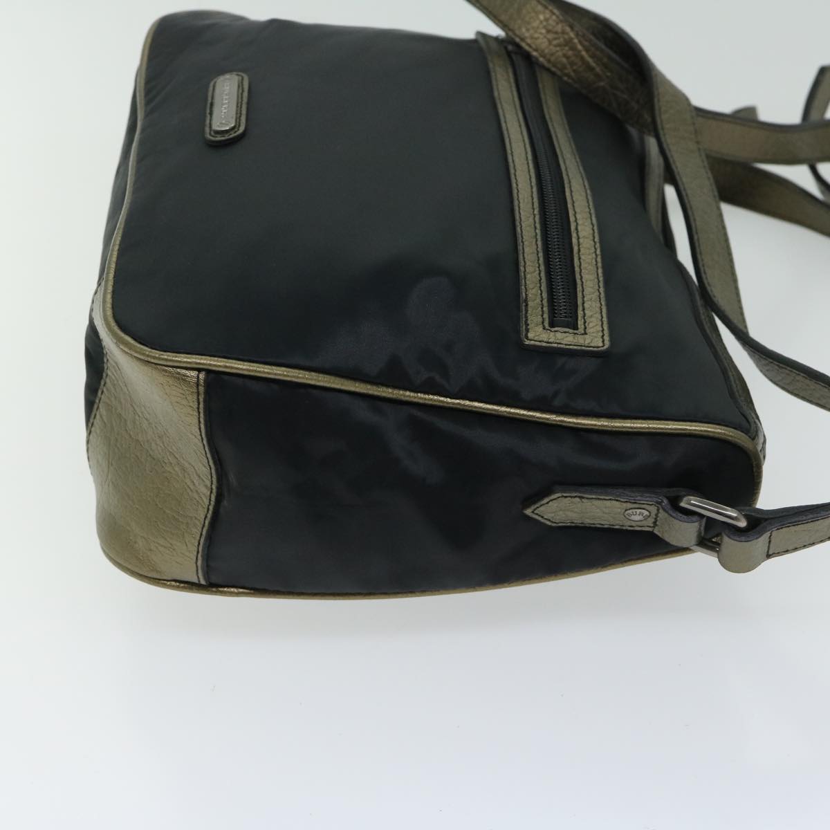 Luxury Burberry Shoulder Bag Nylon Black Auth 66638