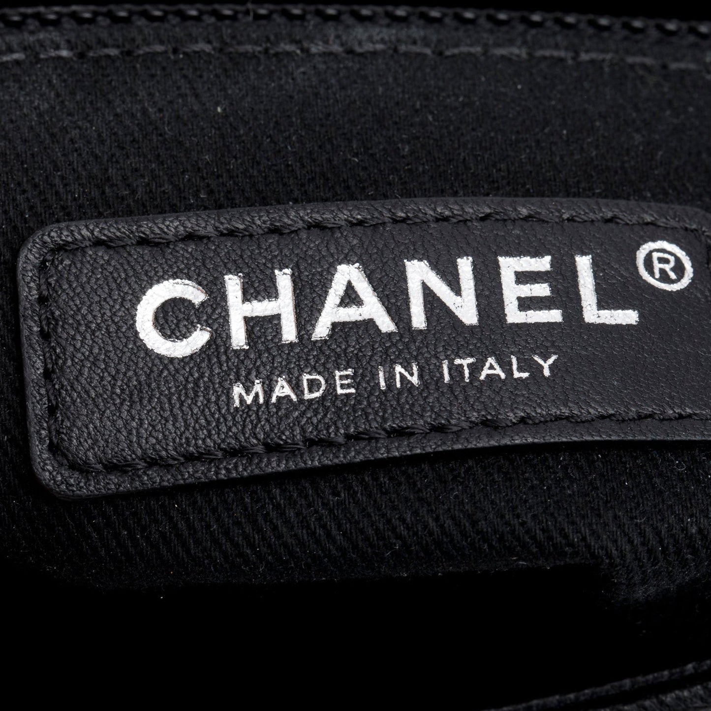 Chanel Black Lambskin Quilted Small Studded Bubble Flap