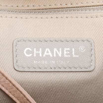 Chanel Pink Glazed Calfskin Small Deauville Tote