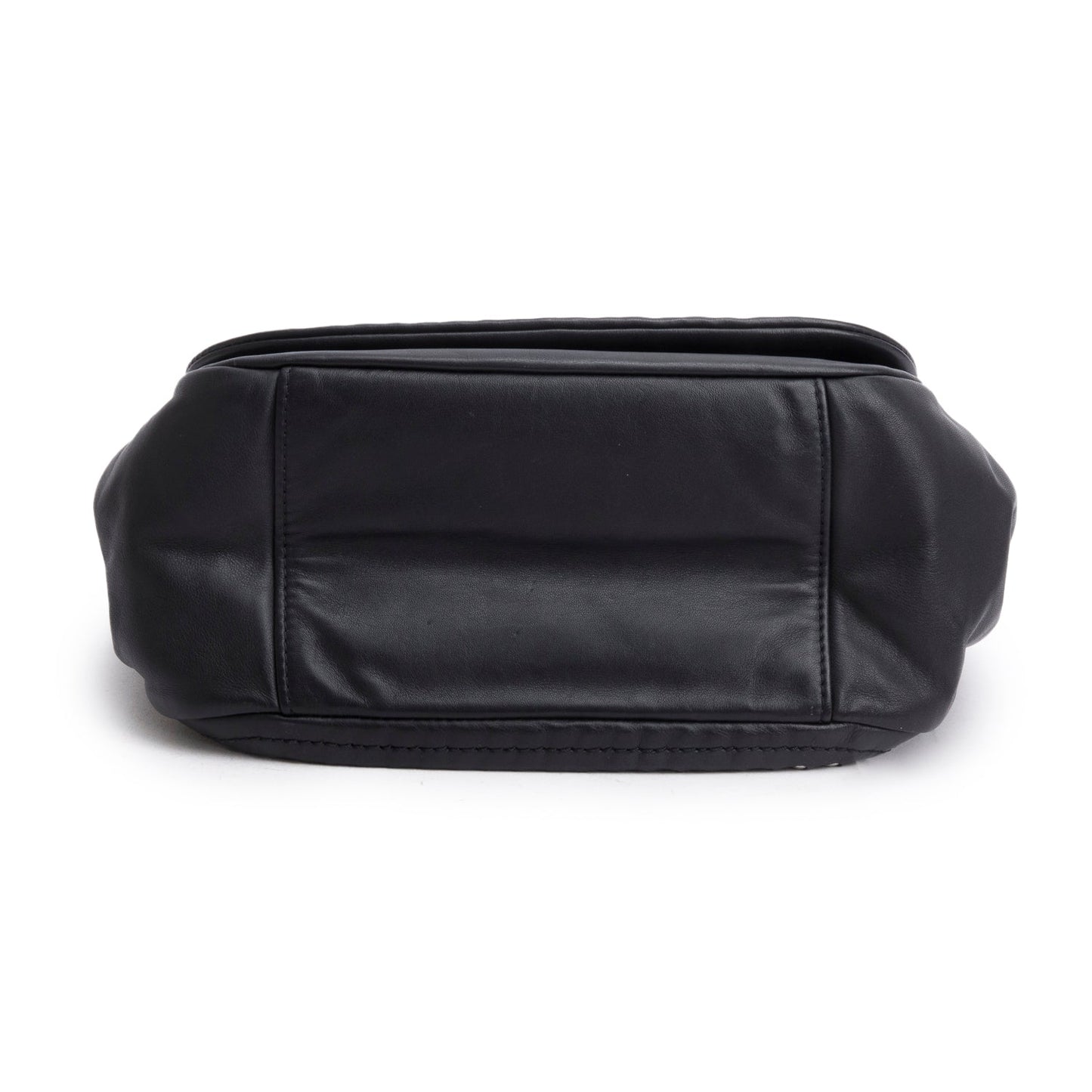 Chanel Black Lambskin Luxe Ligne Accordion Flap Bag