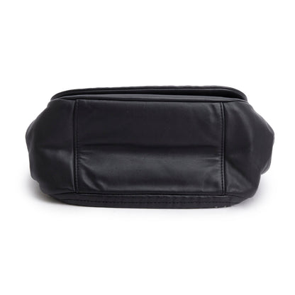 Chanel Black Lambskin Luxe Ligne Accordion Flap Bag