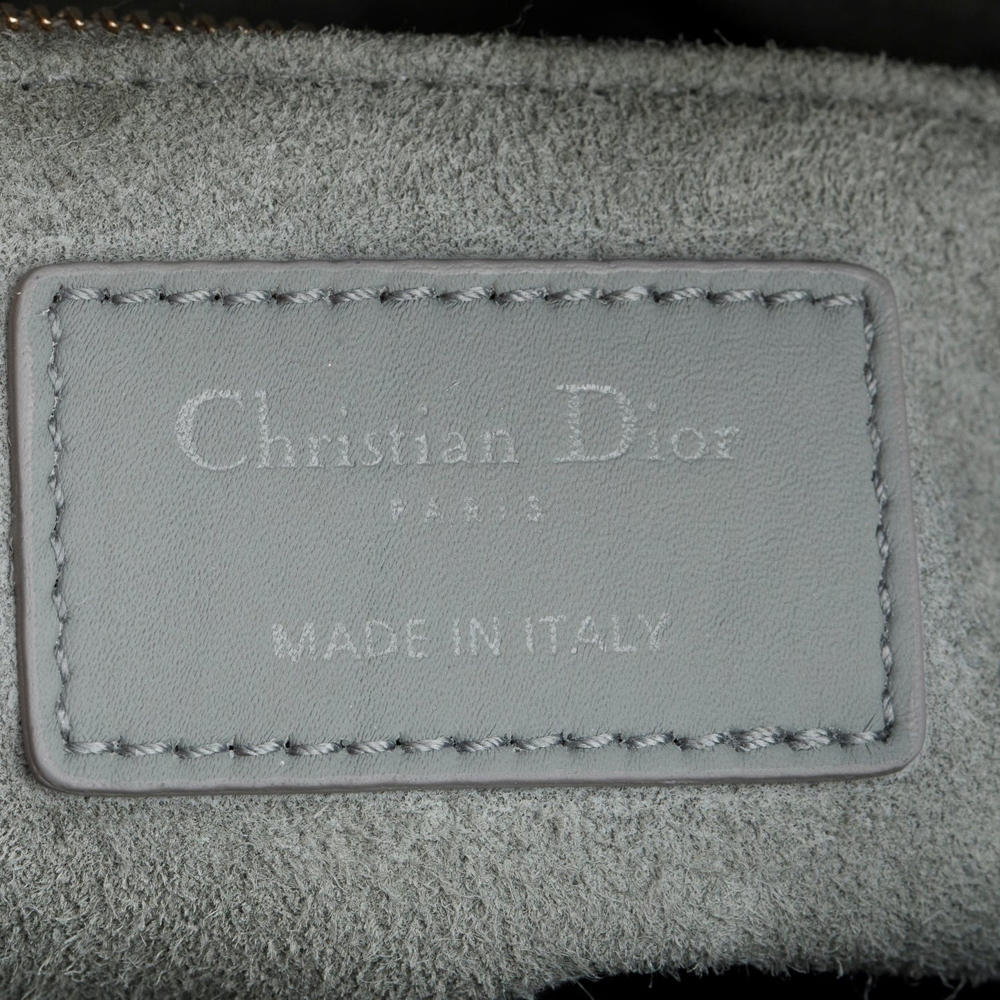 Christian Dior 2020 Gray Ultra Matte Calfskin Cannage Small My ABCDior Lady Dior