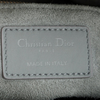 Christian Dior 2020 Gray Ultra Matte Calfskin Cannage Small My ABCDior Lady Dior