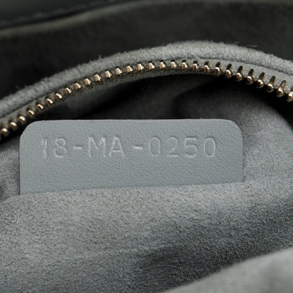 Christian Dior 2020 Gray Ultra Matte Calfskin Cannage Small My ABCDior Lady Dior