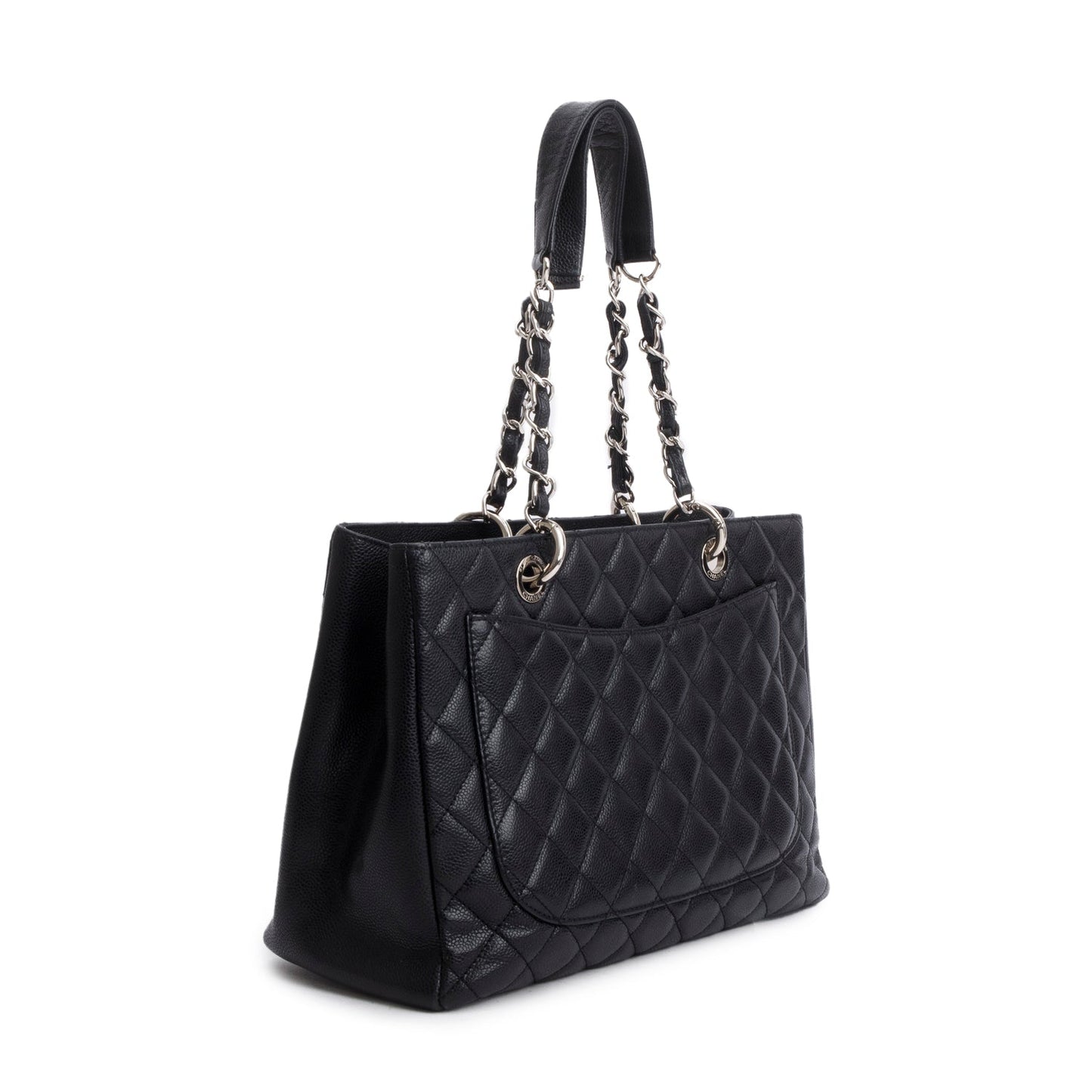 Chanel Black Caviar Leather Grand Shopping Tote (GST)