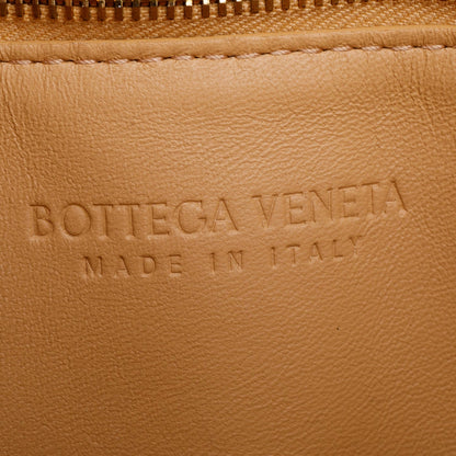 Bottega Veneta Beige Nappa Maxi Intreccio Padded Cassette Crossbody Bag