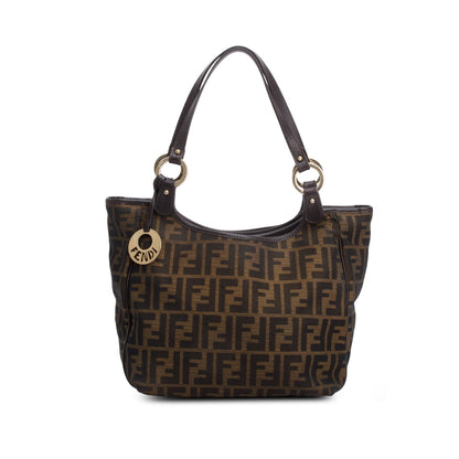 Fendi Brown Nylon Zucca FF Chef Tote