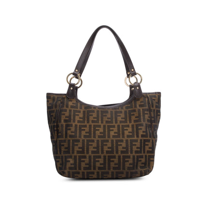 Fendi Brown Nylon Zucca FF Chef Tote