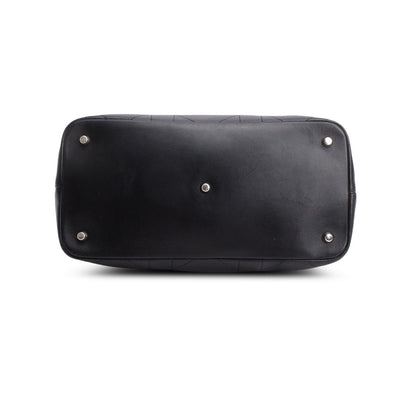 Christian Dior Black Lambskin Cannage Granville Medium Tote