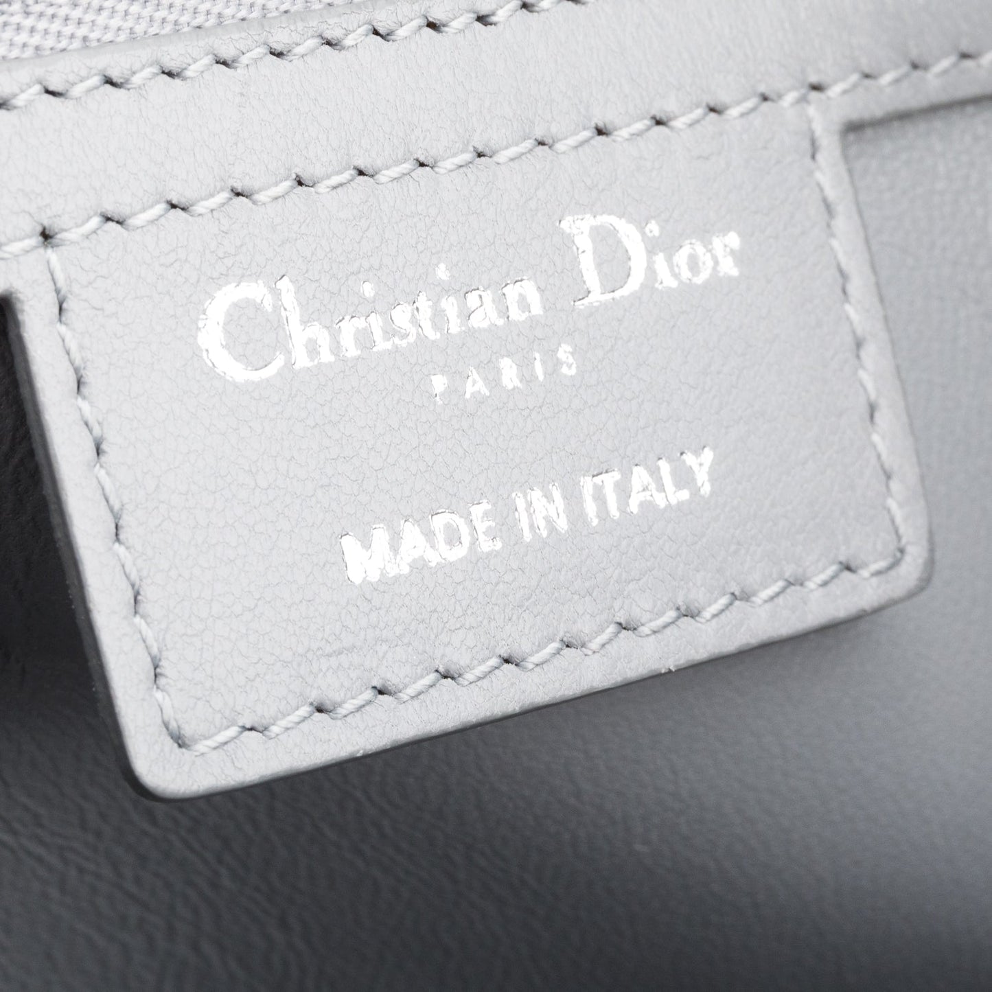 Christian Dior Black Lambskin Cannage Granville Medium Tote