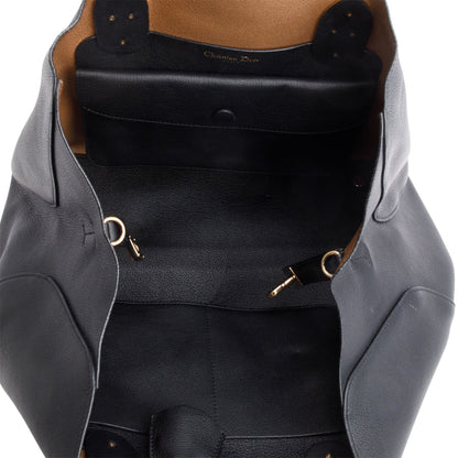 Christian Dior Supple Grained Calfskin Open Bar Tote Bag