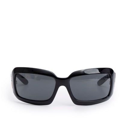 Chanel 6022-Q Black Acetate CC Logo Sunglasses