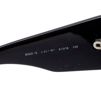 Chanel 6022-Q Black Acetate CC Logo Sunglasses