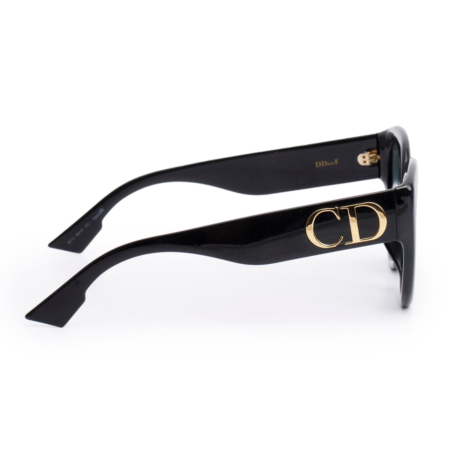 Christian Dior DDiorF Black Acetate Cat Eye Sunglasses