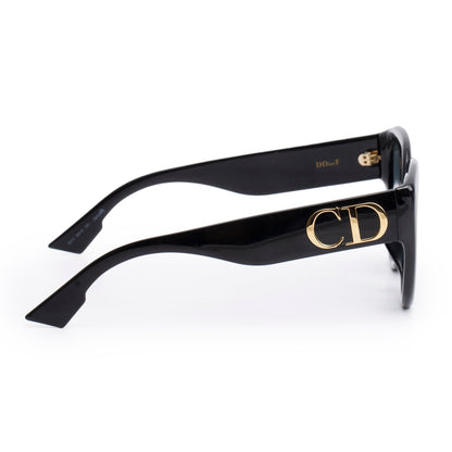 Christian Dior DDiorF Black Acetate Cat Eye Sunglasses