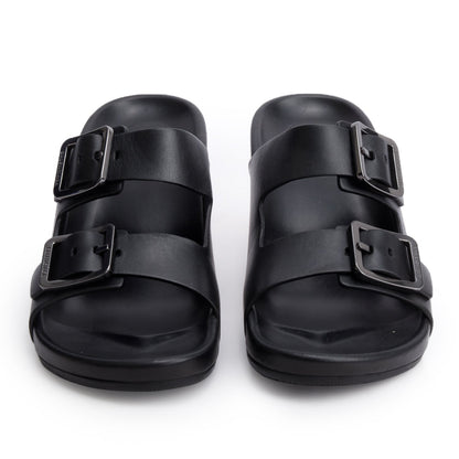 Balenciaga Black Nappa Leather Mallorca Sandal M80, Size 42