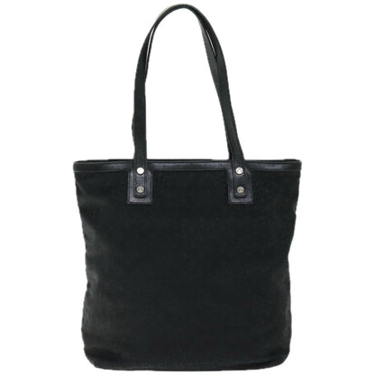 Luxury CELINE C Macadam Canvas Tote Bag Black  66820