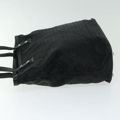Luxury CELINE C Macadam Canvas Tote Bag Black  66820