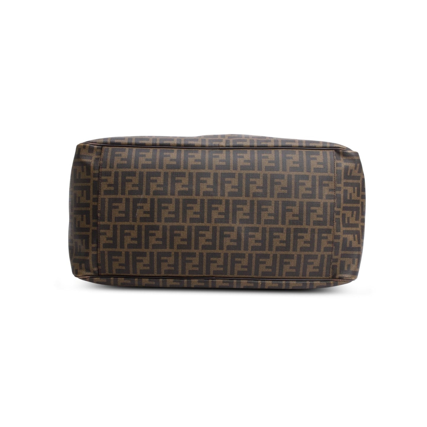 Fendi Brown FF Zucca Coated Canvas Duffle Bag