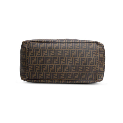 Fendi Brown FF Zucca Coated Canvas Duffle Bag