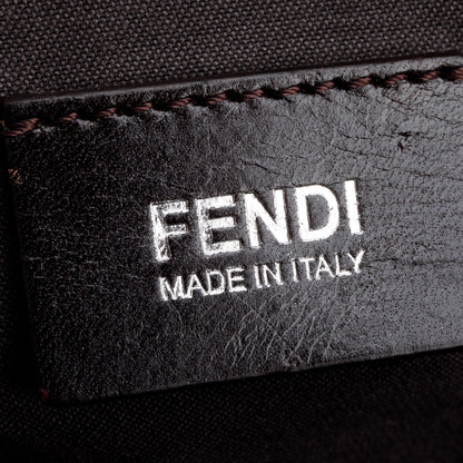 Fendi Brown FF Zucca Coated Canvas Duffle Bag
