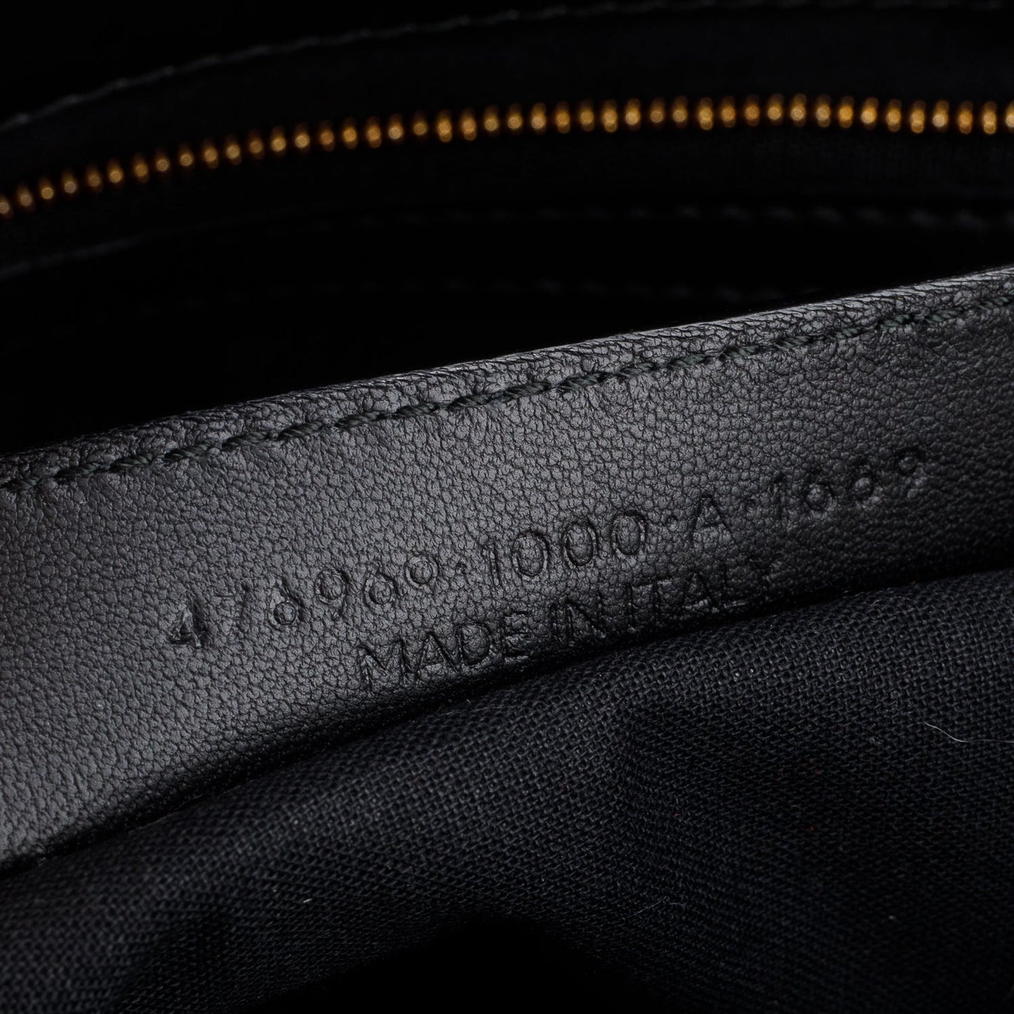 Balenciaga Black Lambskin Portfolio Sac Handle Bag