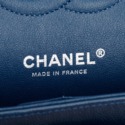 Chanel Blue Caviar Classic Medium Double Flap Bag