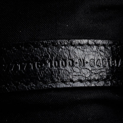 Balenciaga Black Agneau Arena Le Cagole Cylinder Bag