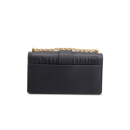 Christian Dior 2022 Black Calfskin 30 Montaigne East-West Chain Bag