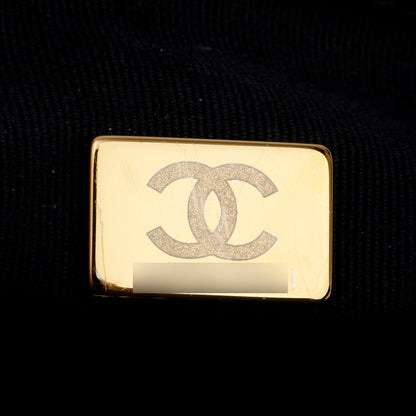 Chanel Black Patent Leather Quilted Mini School Memory Top Handle Bag
