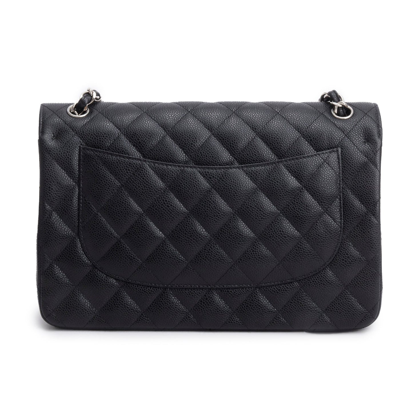 Chanel Black Caviar Jumbo Classic Double Flap Bag