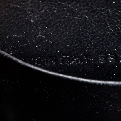 Balenciaga Black Leather Phone Holder Wallet on Chain