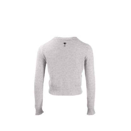 Dior Size 36 Chez Mio Sweater Cashmere Grey