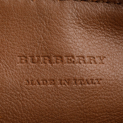 Burberry Beige Horseferry Check Peyton Crossbody Clutch
