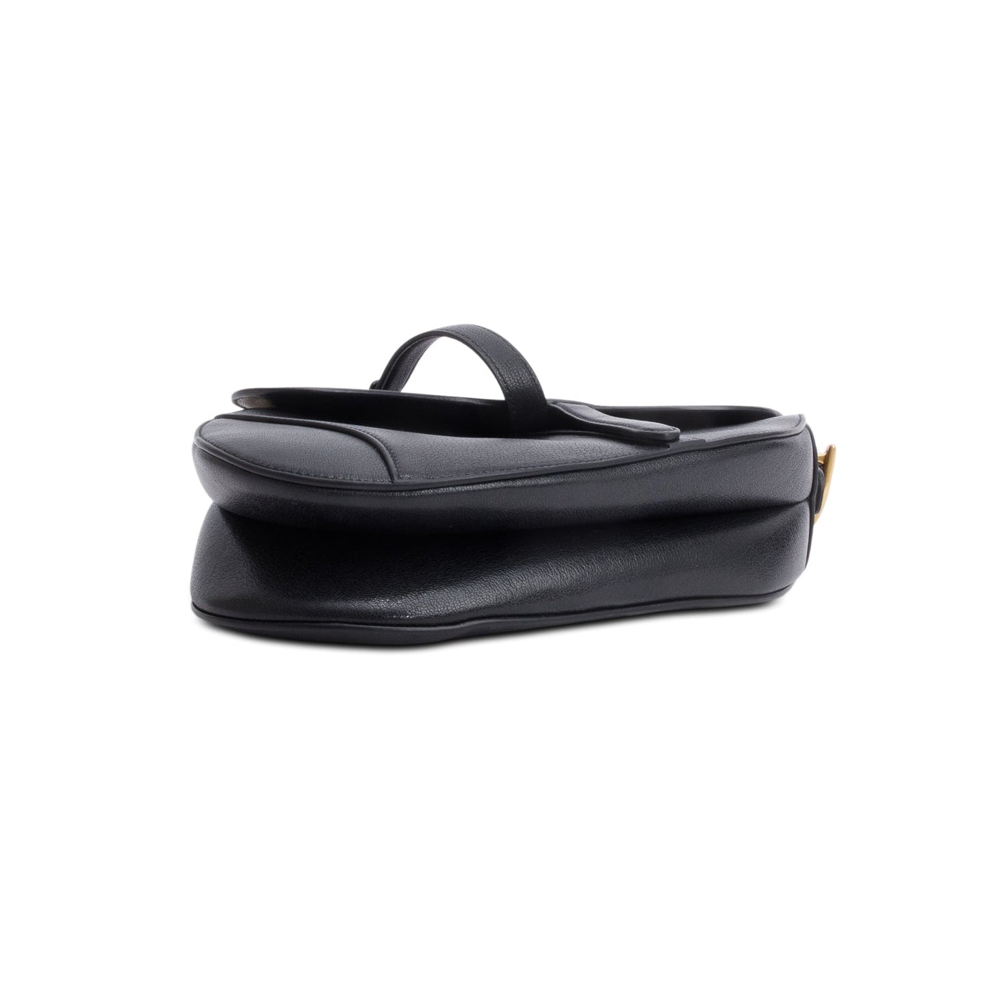 Christian Dior 2023 Black Calfskin Saddle Bag