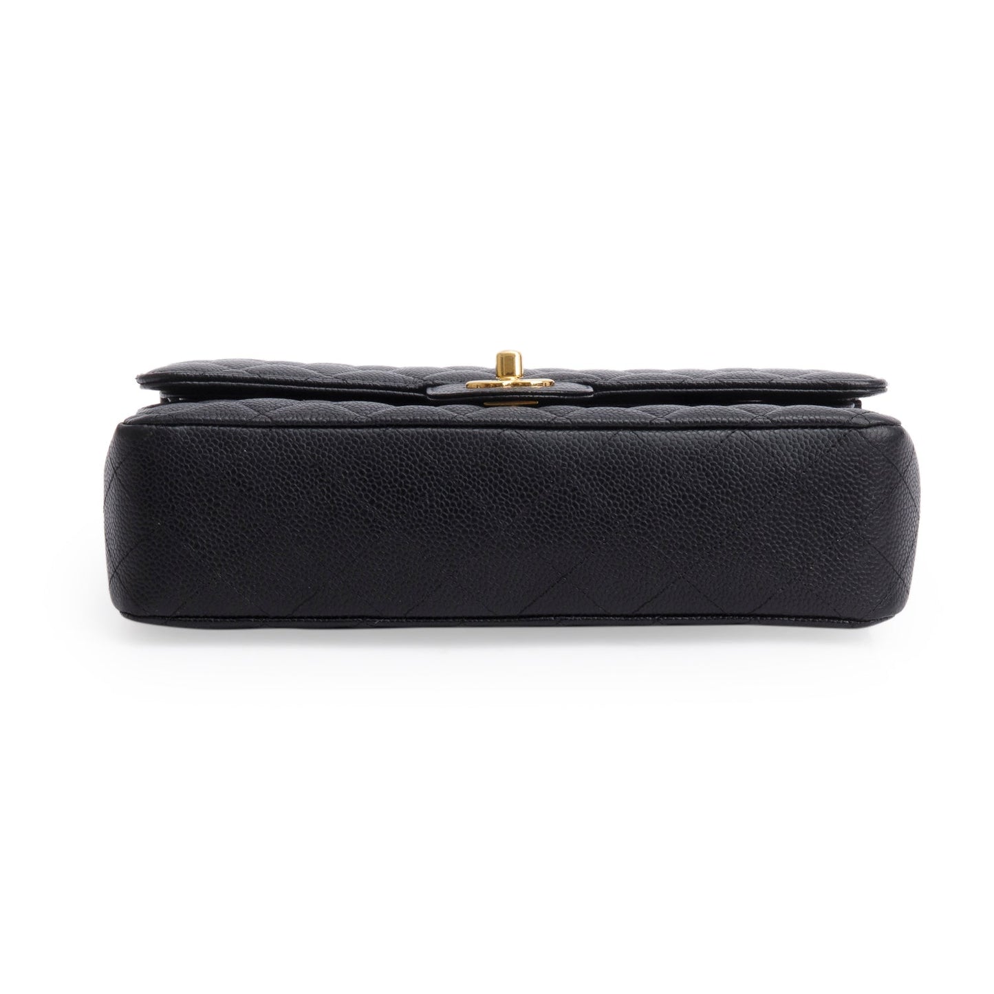 Chanel Black Caviar Classic Medium Double Flap Bag
