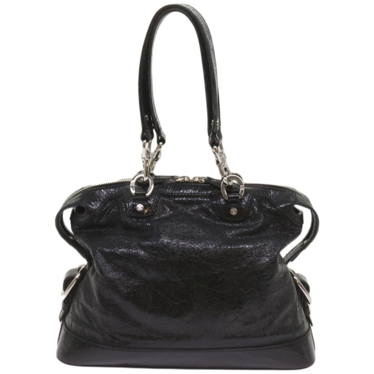 Luxury CELINE Hand Bag Leather Black  67072