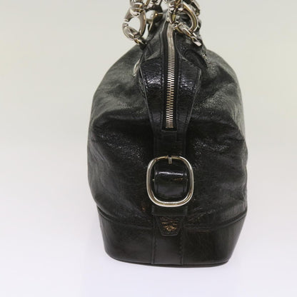 Luxury CELINE Hand Bag Leather Black  67072