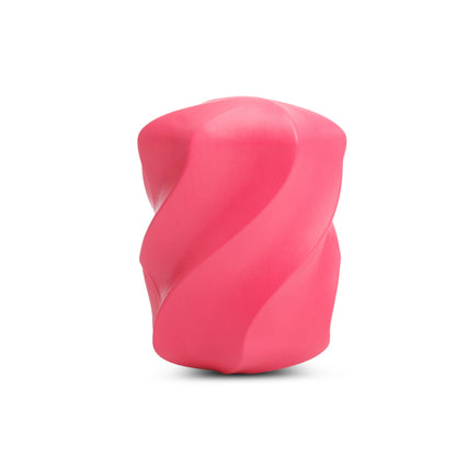 Bottega Veneta Pink Calfskin The Whirl Clutch