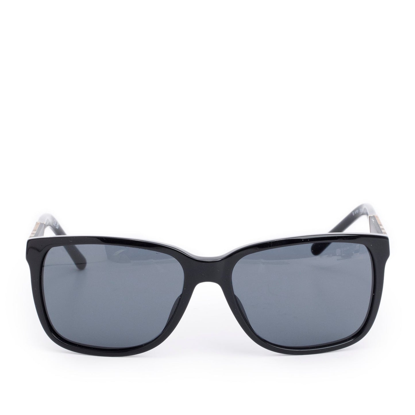 Burberry B 4181 Check/Black Acetate Square Sunglasses