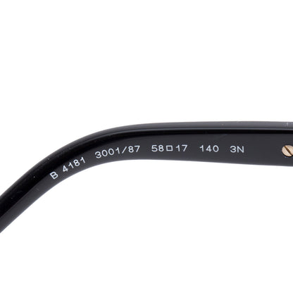 Burberry B 4181 Check/Black Acetate Square Sunglasses