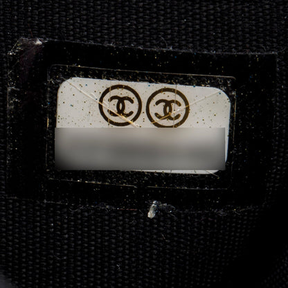 Chanel Black Lambskin Boy Flap Card Holder