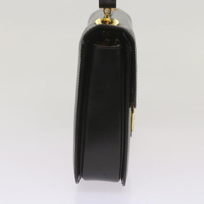 Luxury CELINE Shoulder Bag Leather Black  67274
